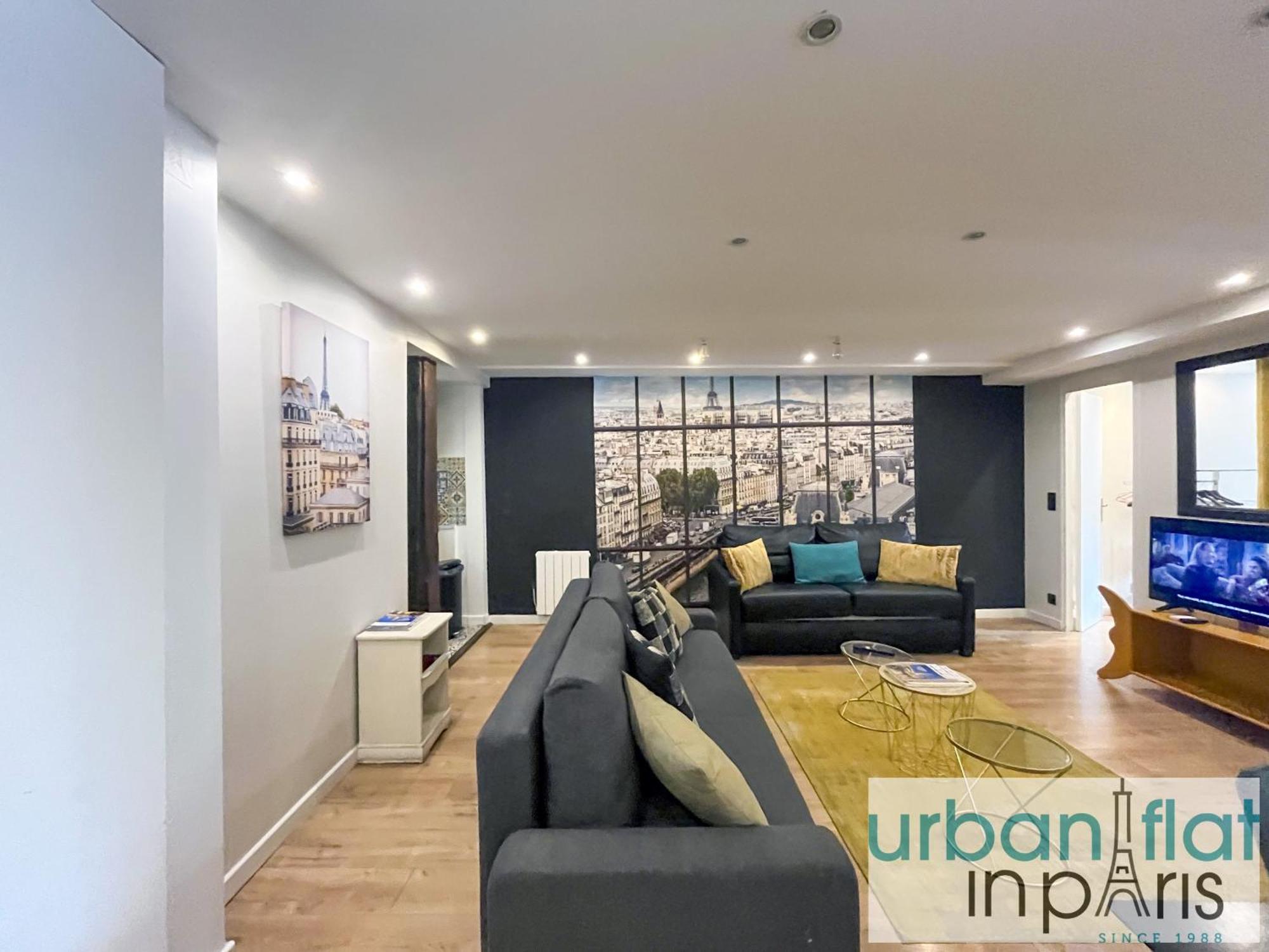 120 - Urban Gorgeous Apartment Le Marais Paris Bagian luar foto