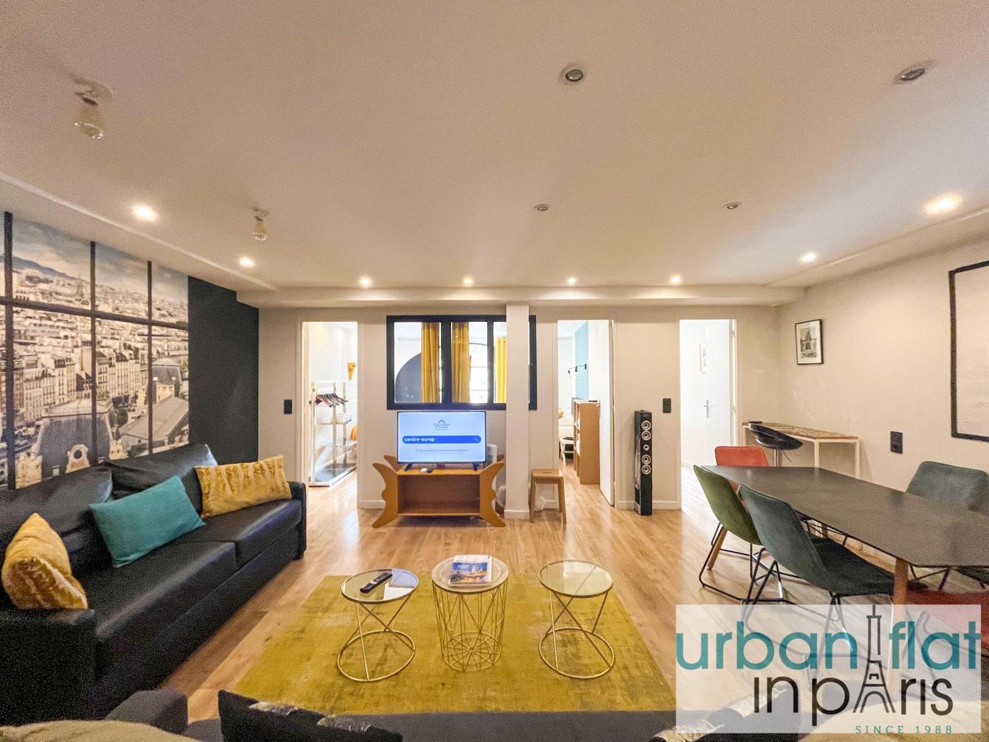 120 - Urban Gorgeous Apartment Le Marais Paris Bagian luar foto